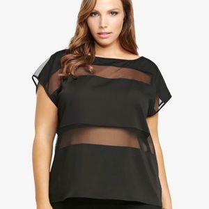 Torrid Mesh Inset Panel Top